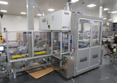 Expansion of existing filling line with MP500 cartoning machine + palletising